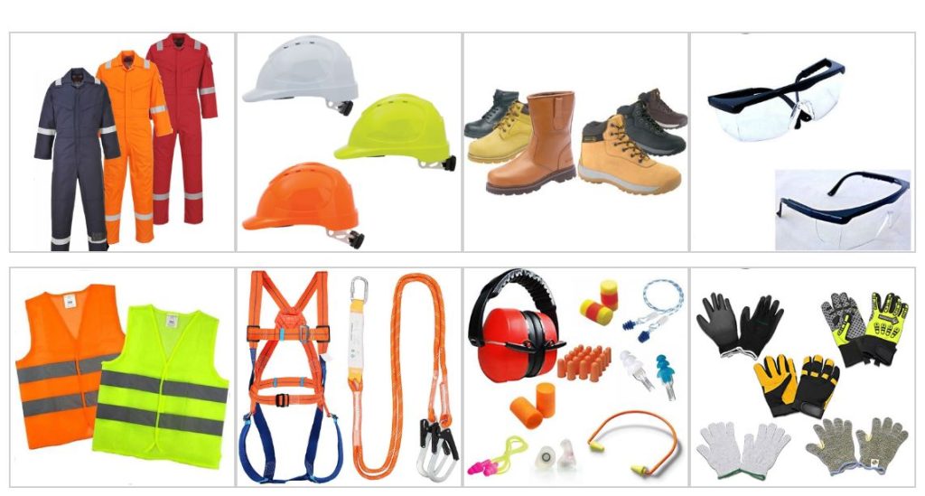 Types of Personal Protective Equipment